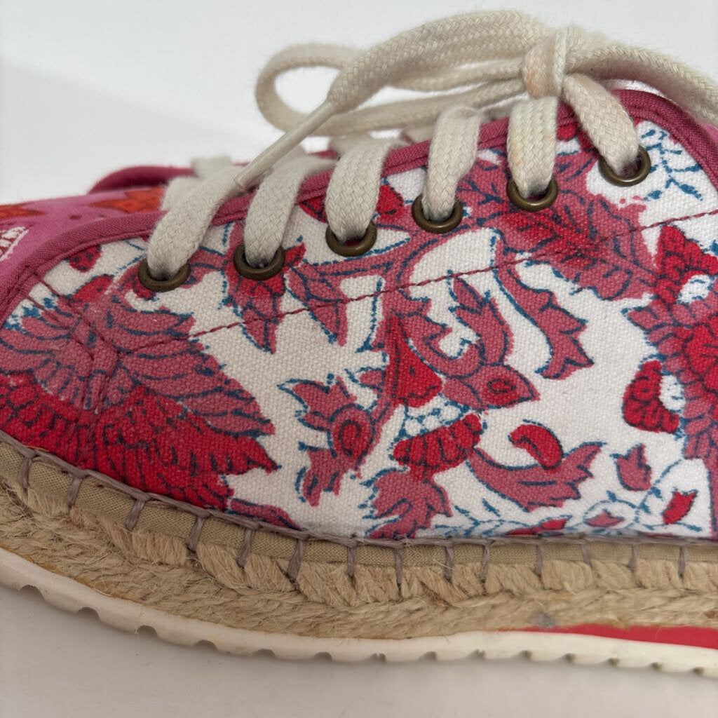 floral, espadrille