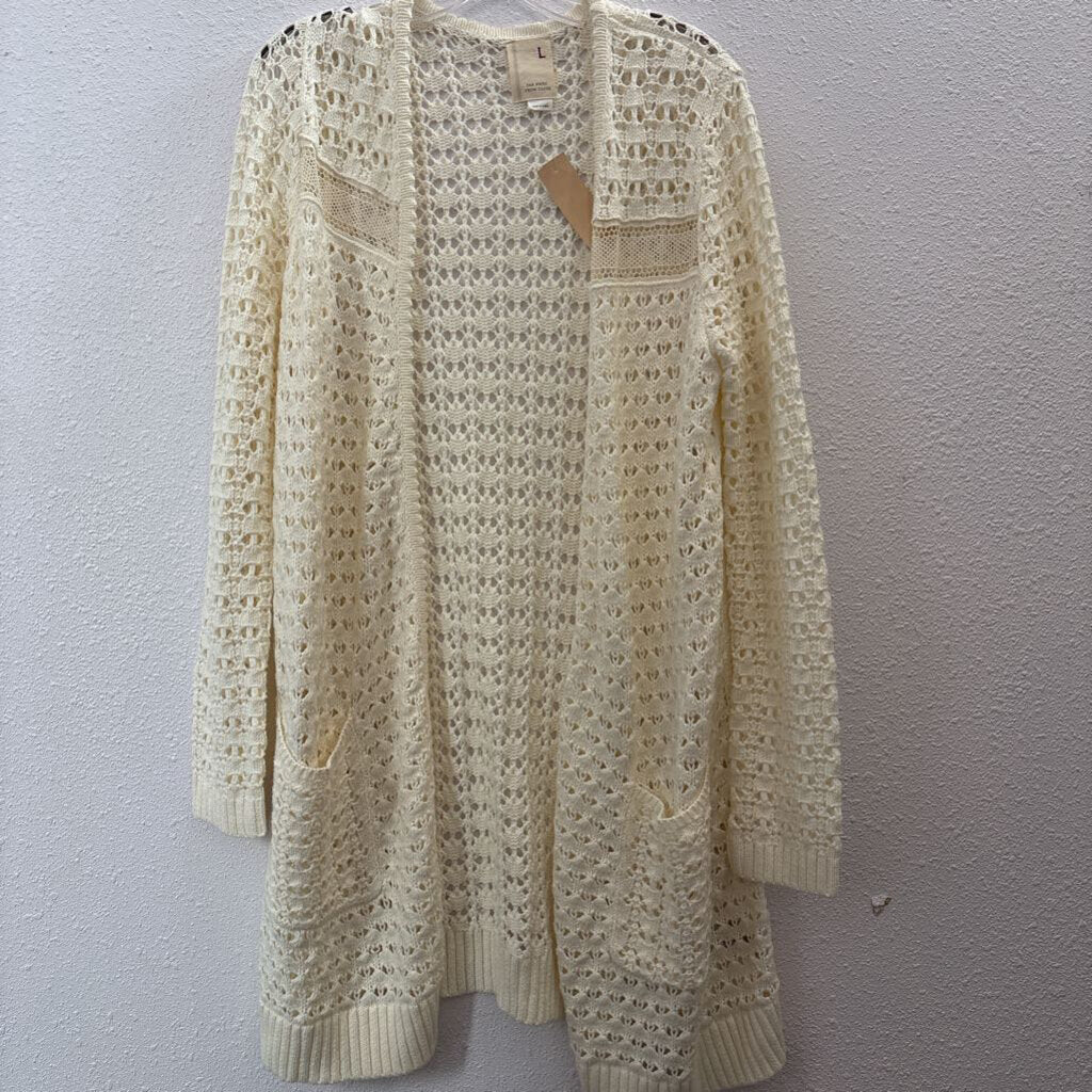 loose knit cardi
