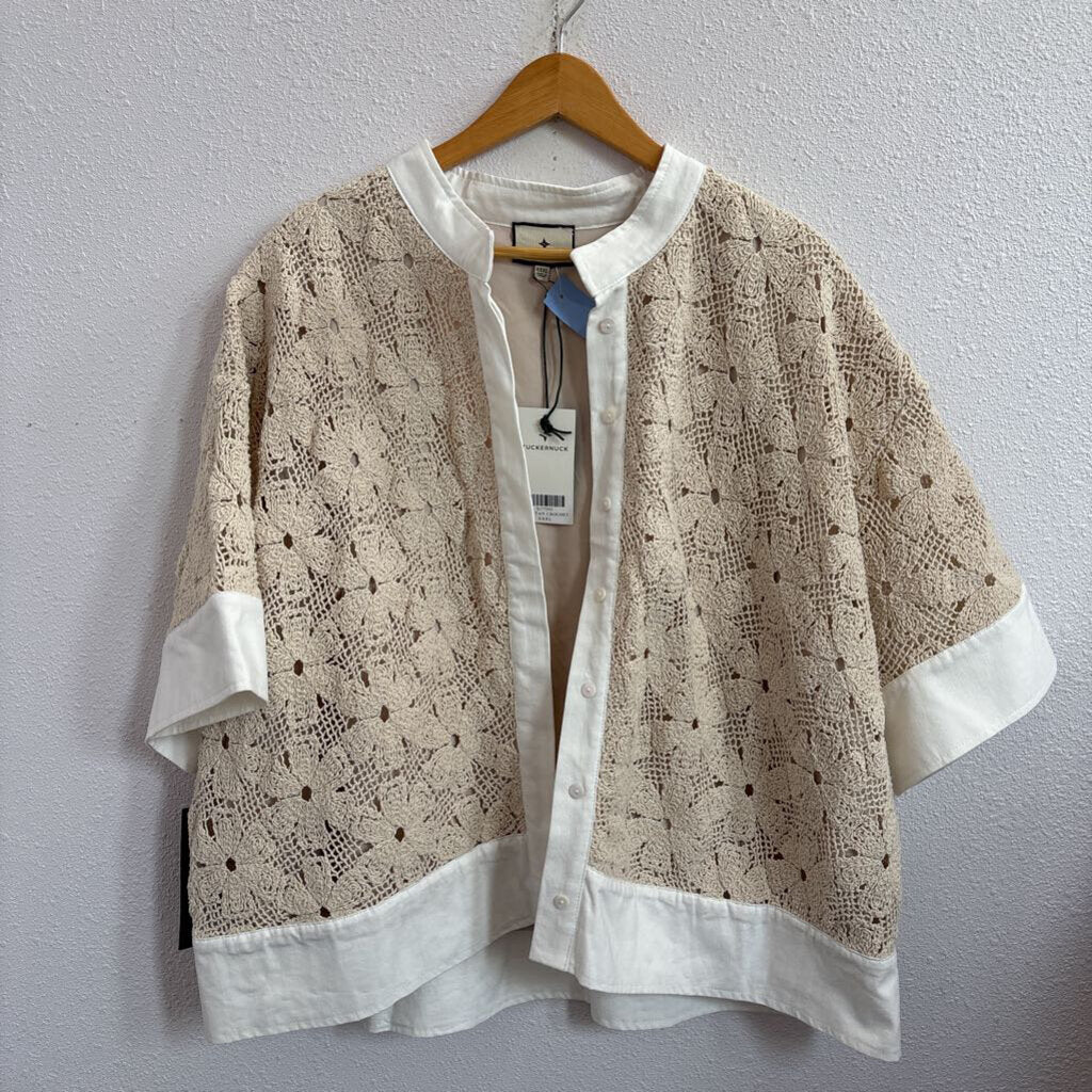 Tan Crochet NWT