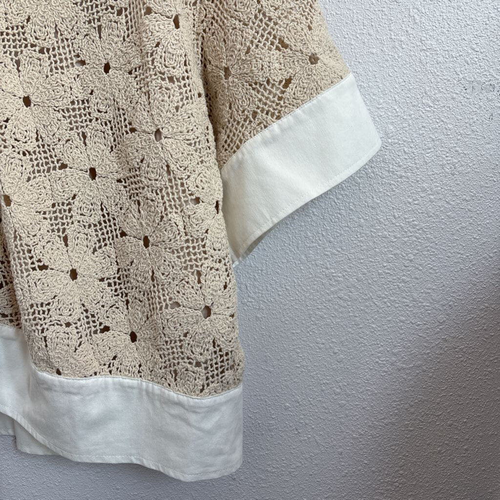 Tan Crochet NWT