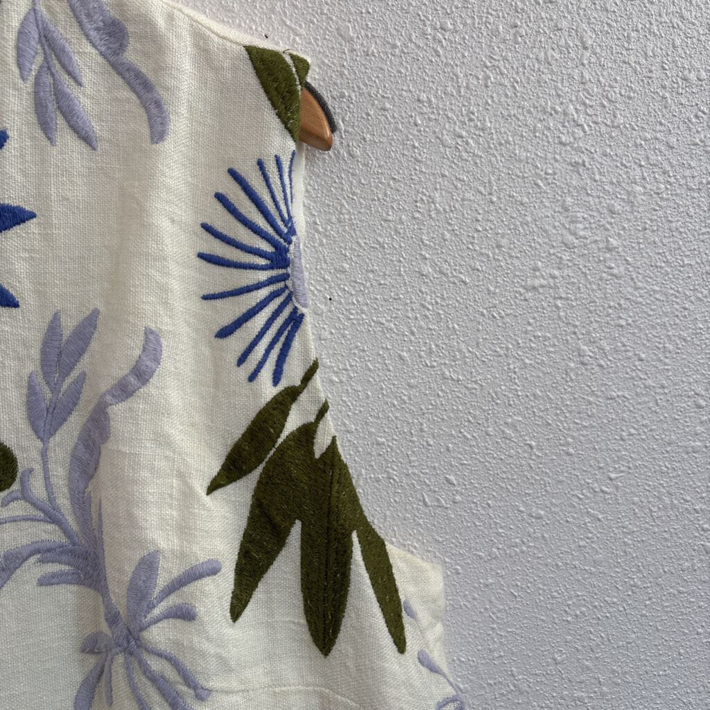 sleeveless linen