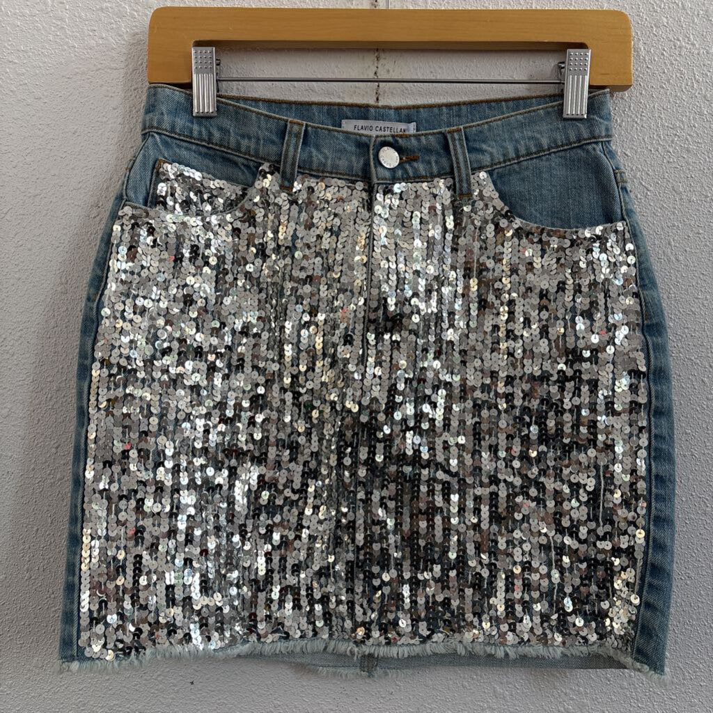 silver sequin