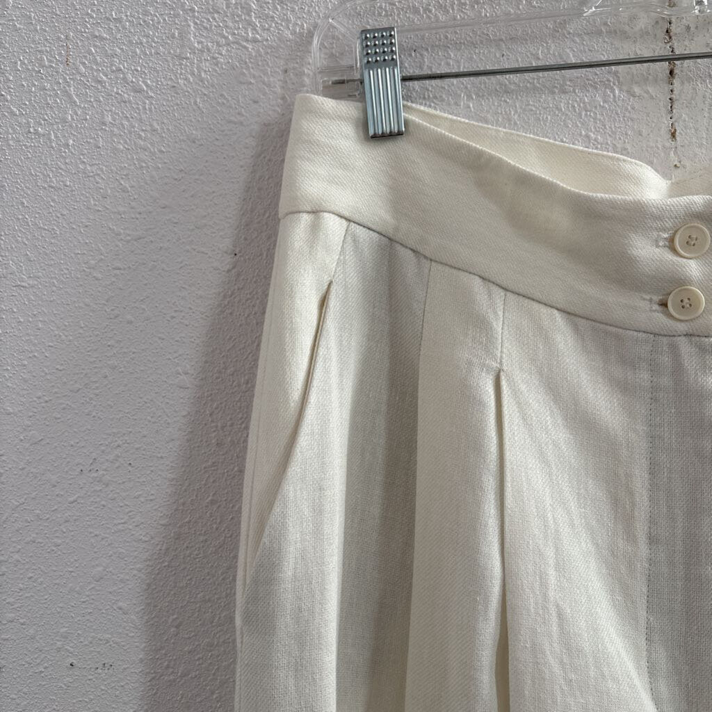 pleat/wide leg