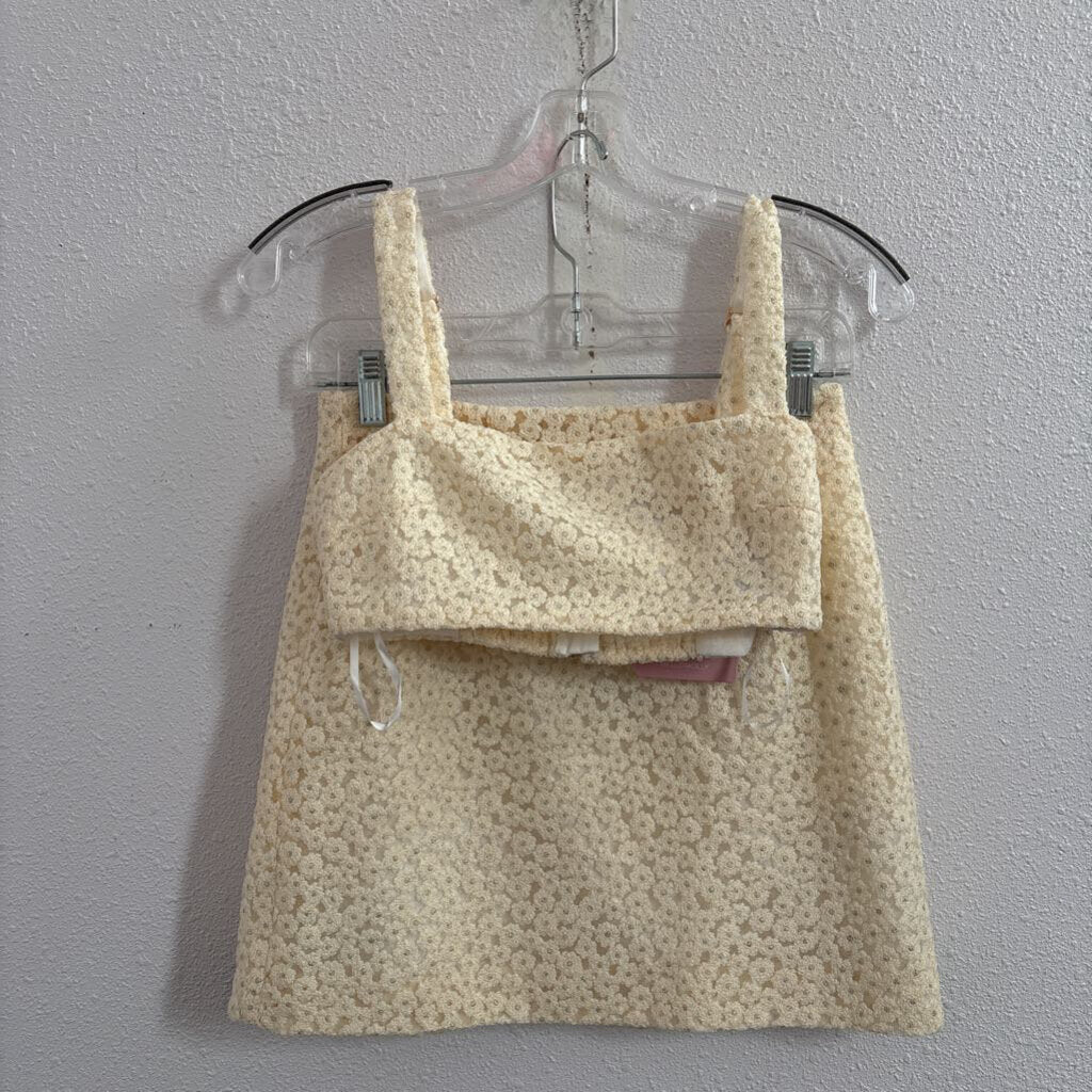 Lace Mini and crop top