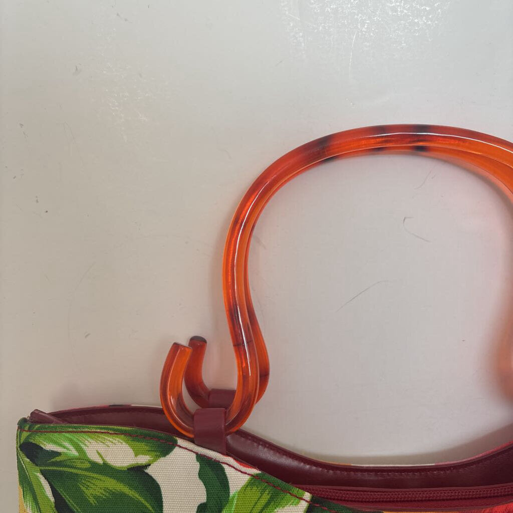Lucite Handles Floral