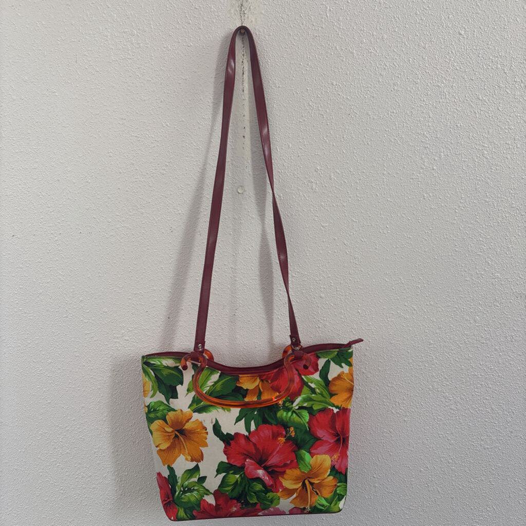 Lucite Handles Floral