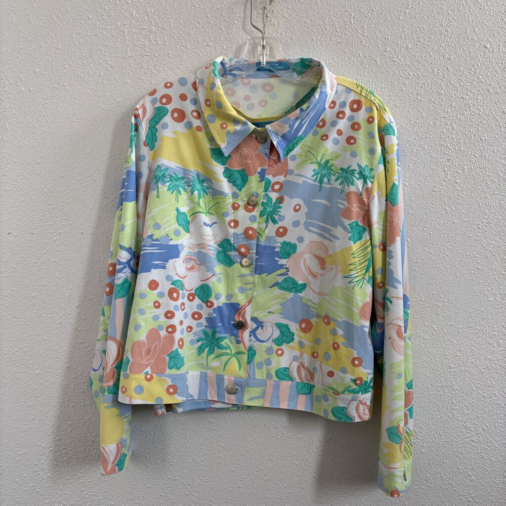 Print Cami Jacket Set