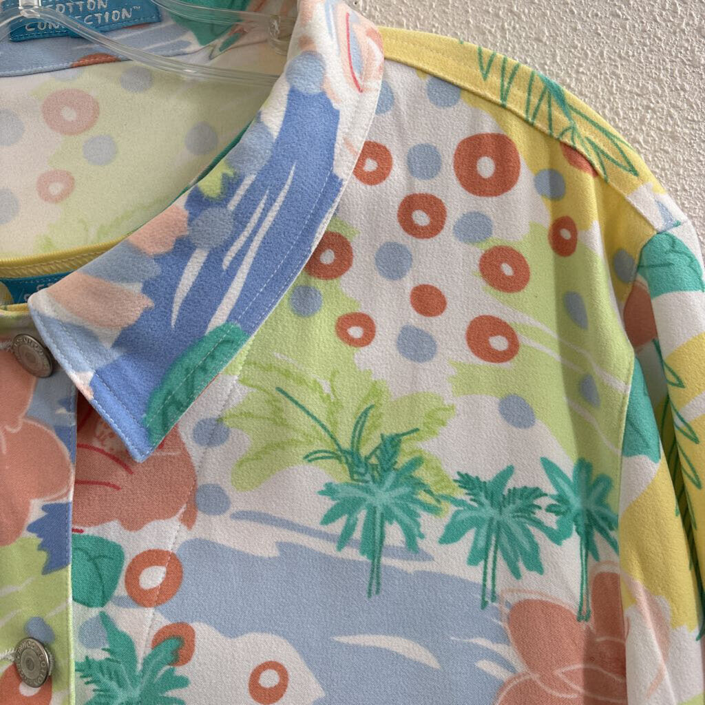 Print Cami Jacket Set
