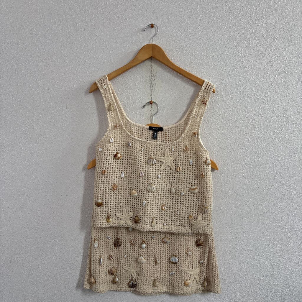 crochet skirt set