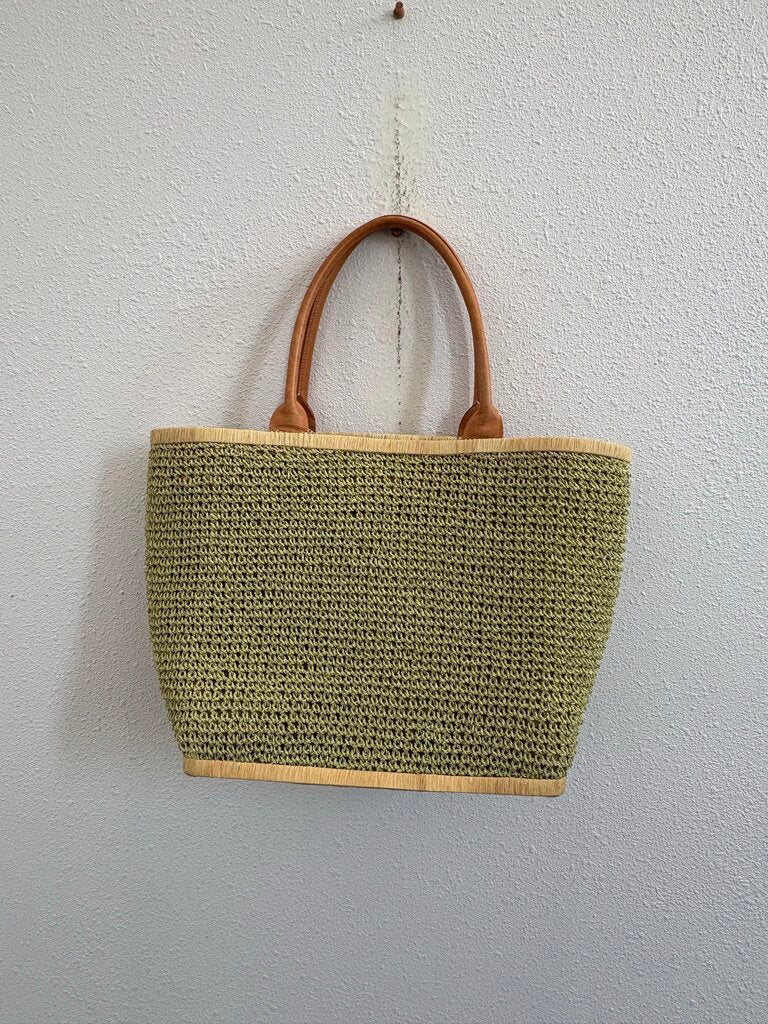 Woven Basket Tote