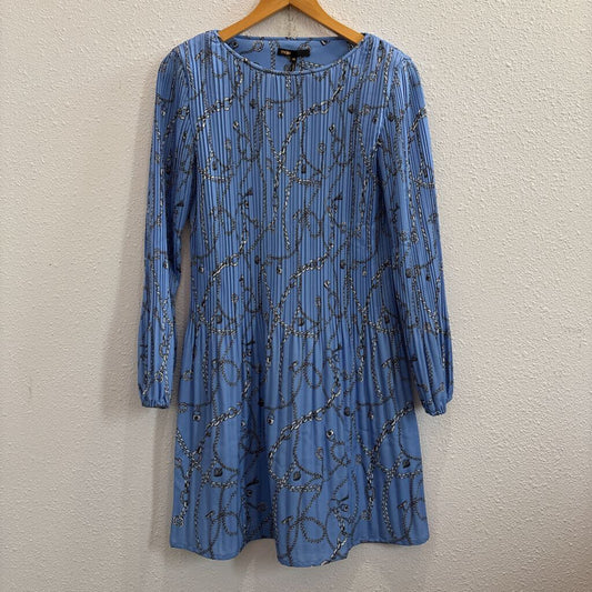 chain print pleated