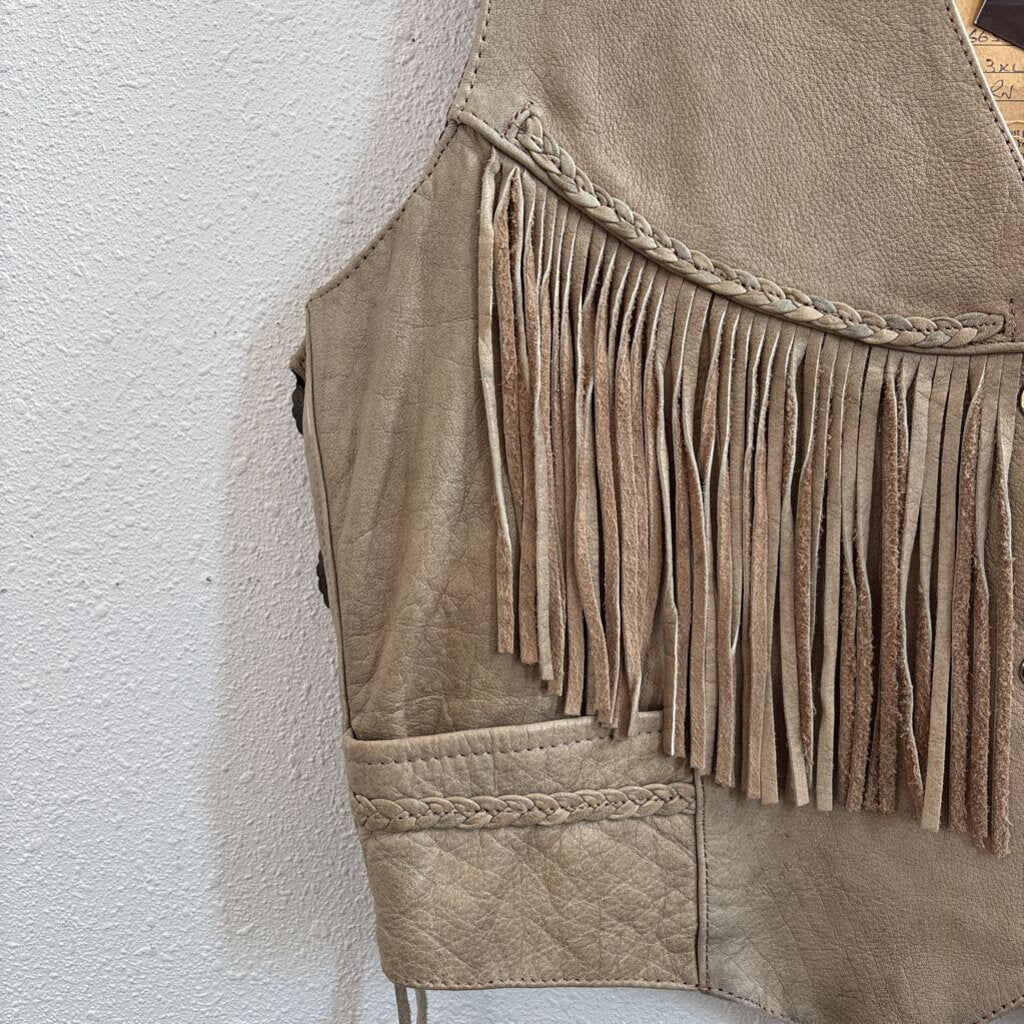 leather/fringe