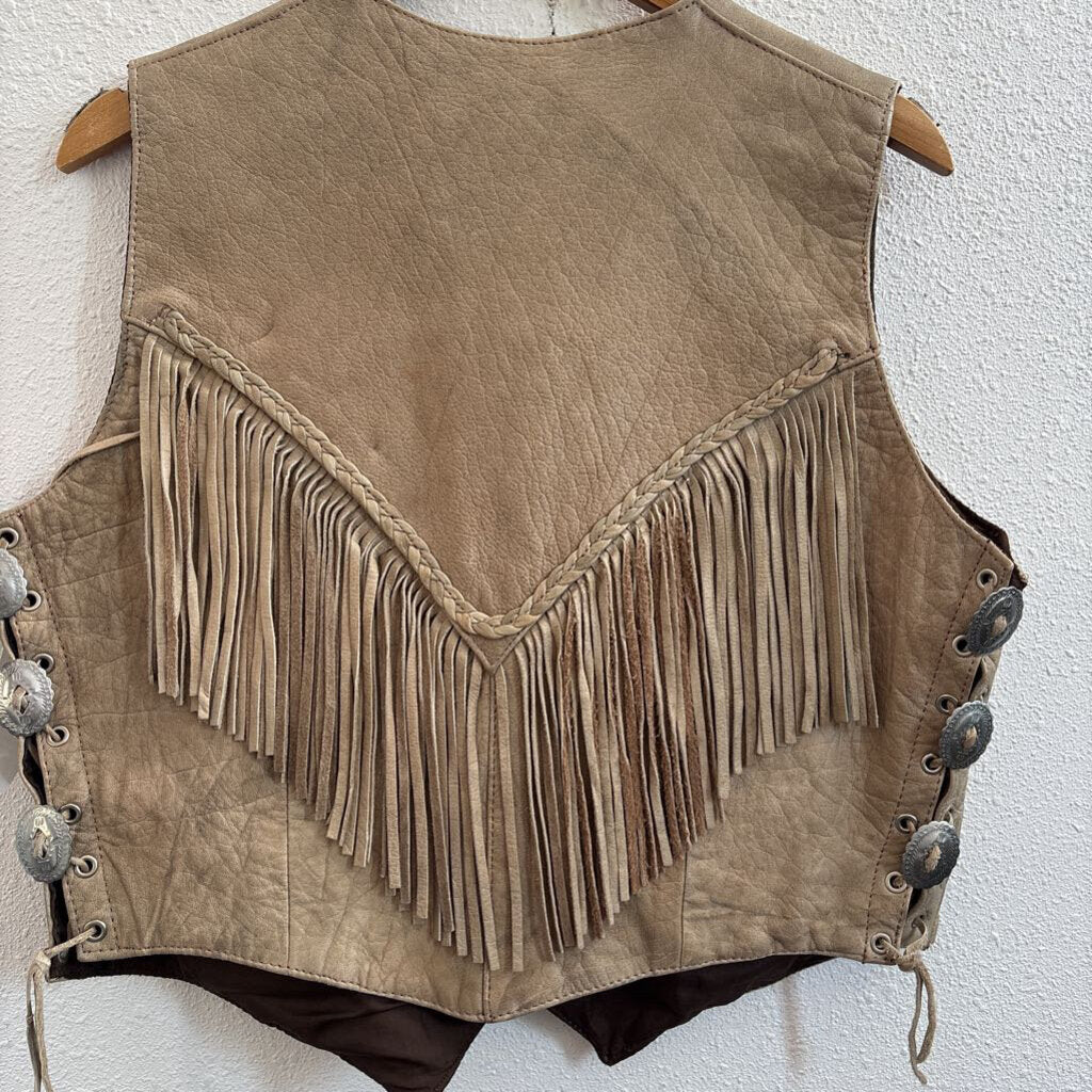 leather/fringe