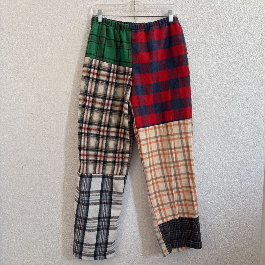 fleece plaid print