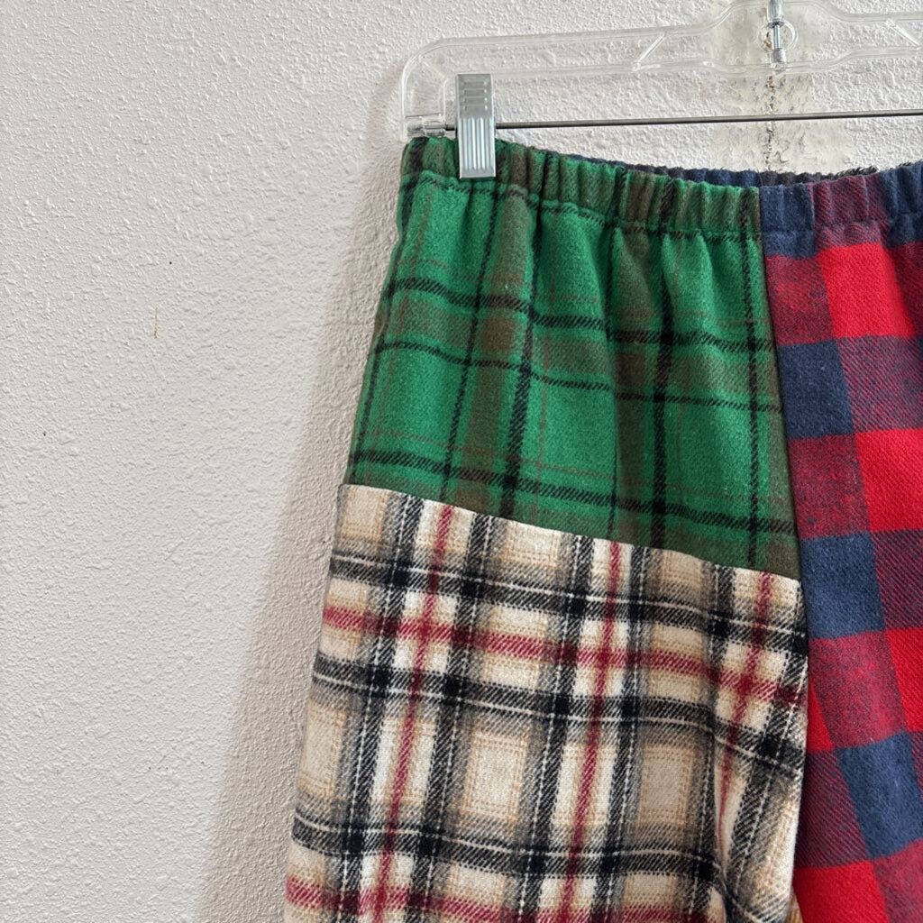 fleece plaid print