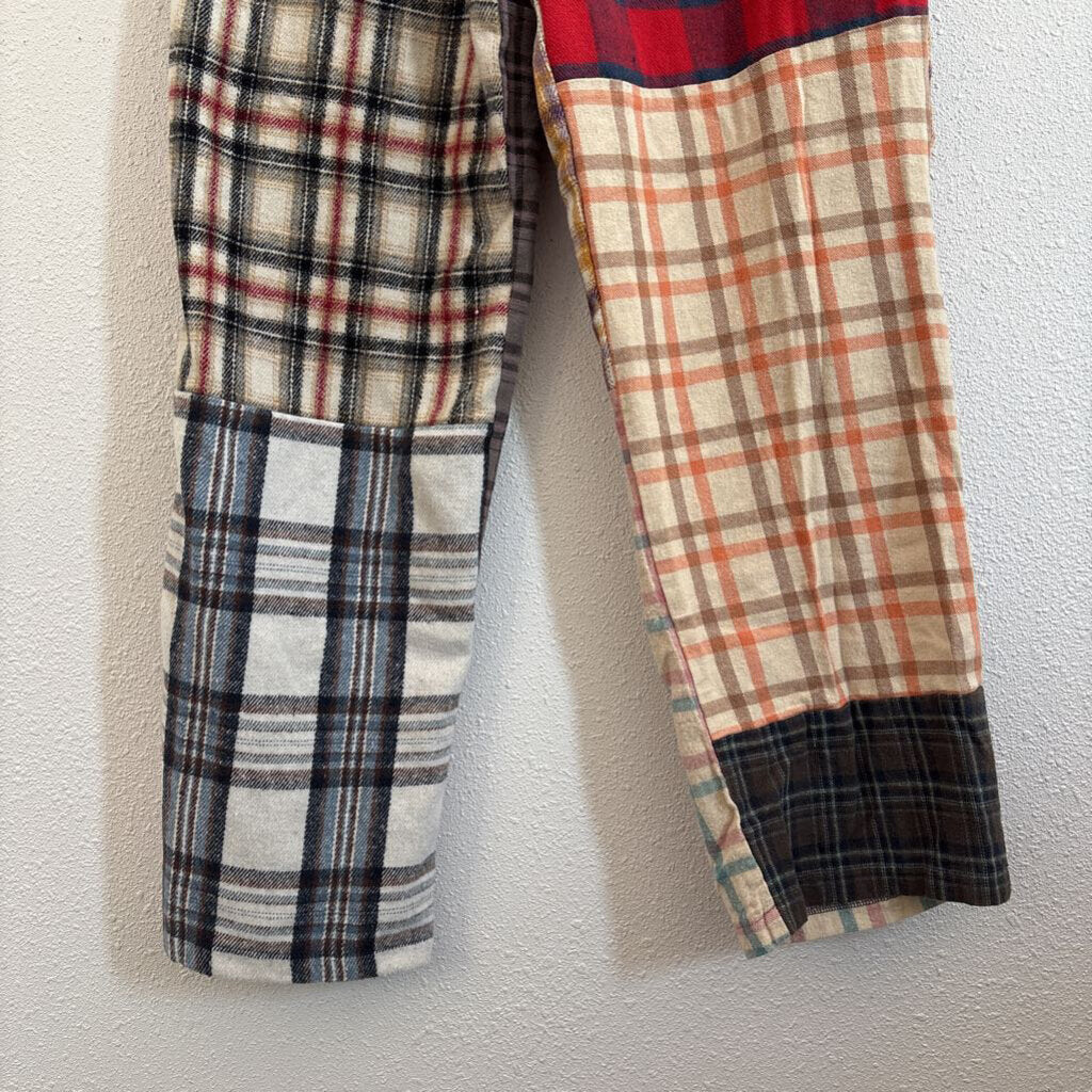 fleece plaid print