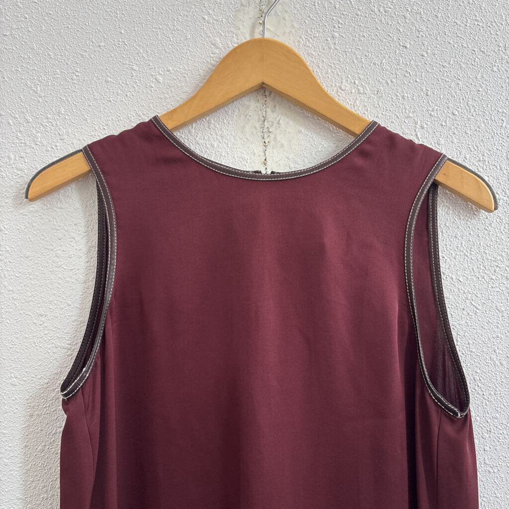 sleeveless silk