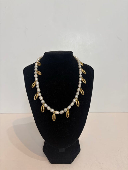 blissed out freshwater pearl & shells