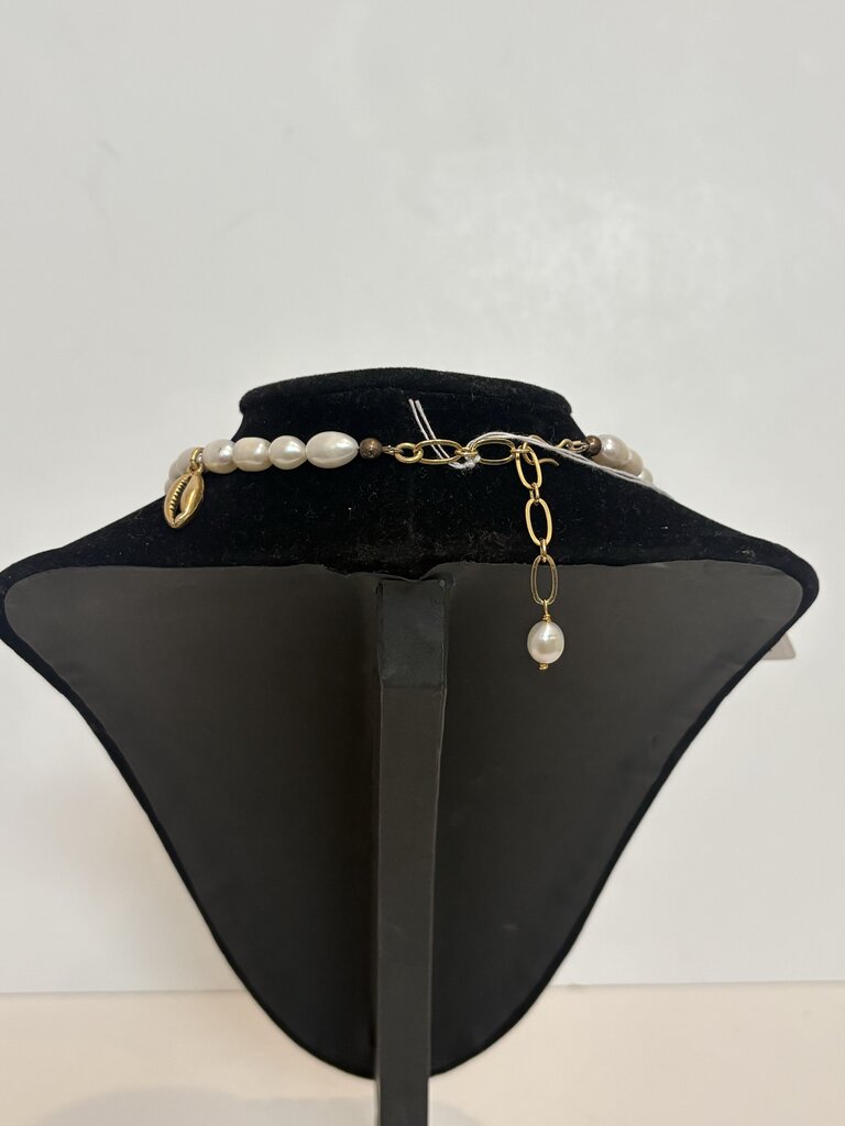 blissed out freshwater pearl & shells