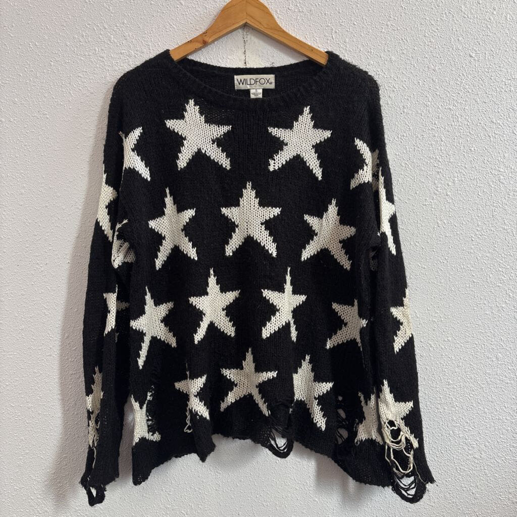 Star Print Distressed