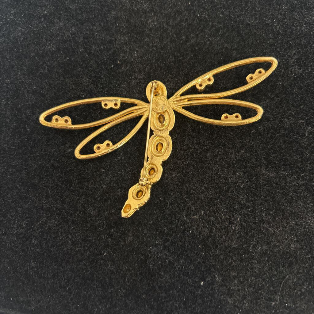 butler and wilson dragonfly brooch