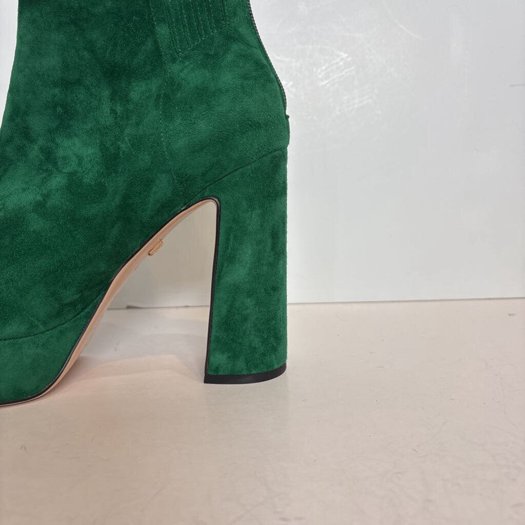 Suede Heel