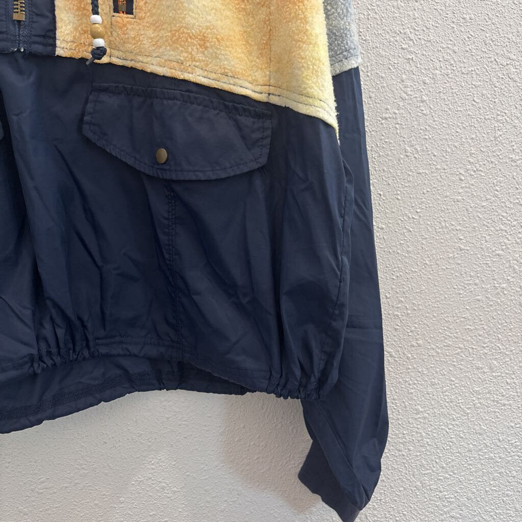 quarter zip fuzzy