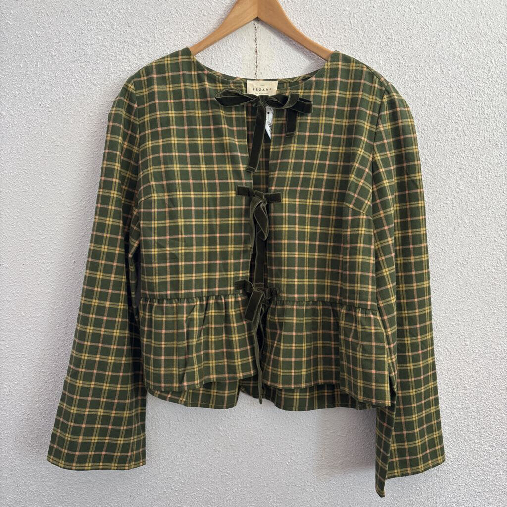 plaid/tie